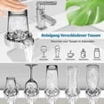 thumbnail image 3 of Silver glass dispenser for sink, kitchen glass dispenser, cup cleaner, 3 of 5