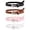 Circular hole embossing - Black+Brown+Pink+White, variant on 4PCS Kids PU Leather Belts for Girls, Heart Shape Metal Buckle, Adjustable Hole Design, Cute Skinny Belt for Uniform Dress Jeans Casual Wear