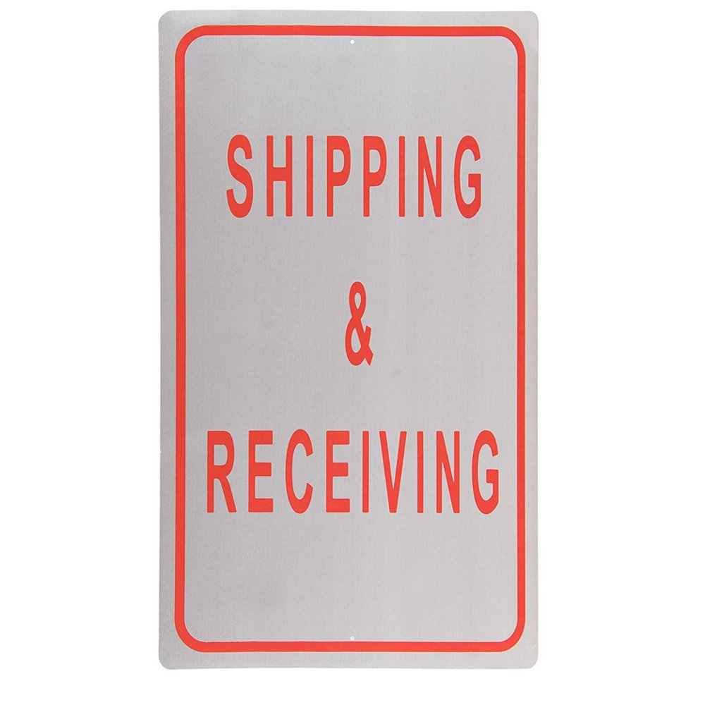 Shipping and Receiving Sign Warehouse Dock Area Notice, Traffic