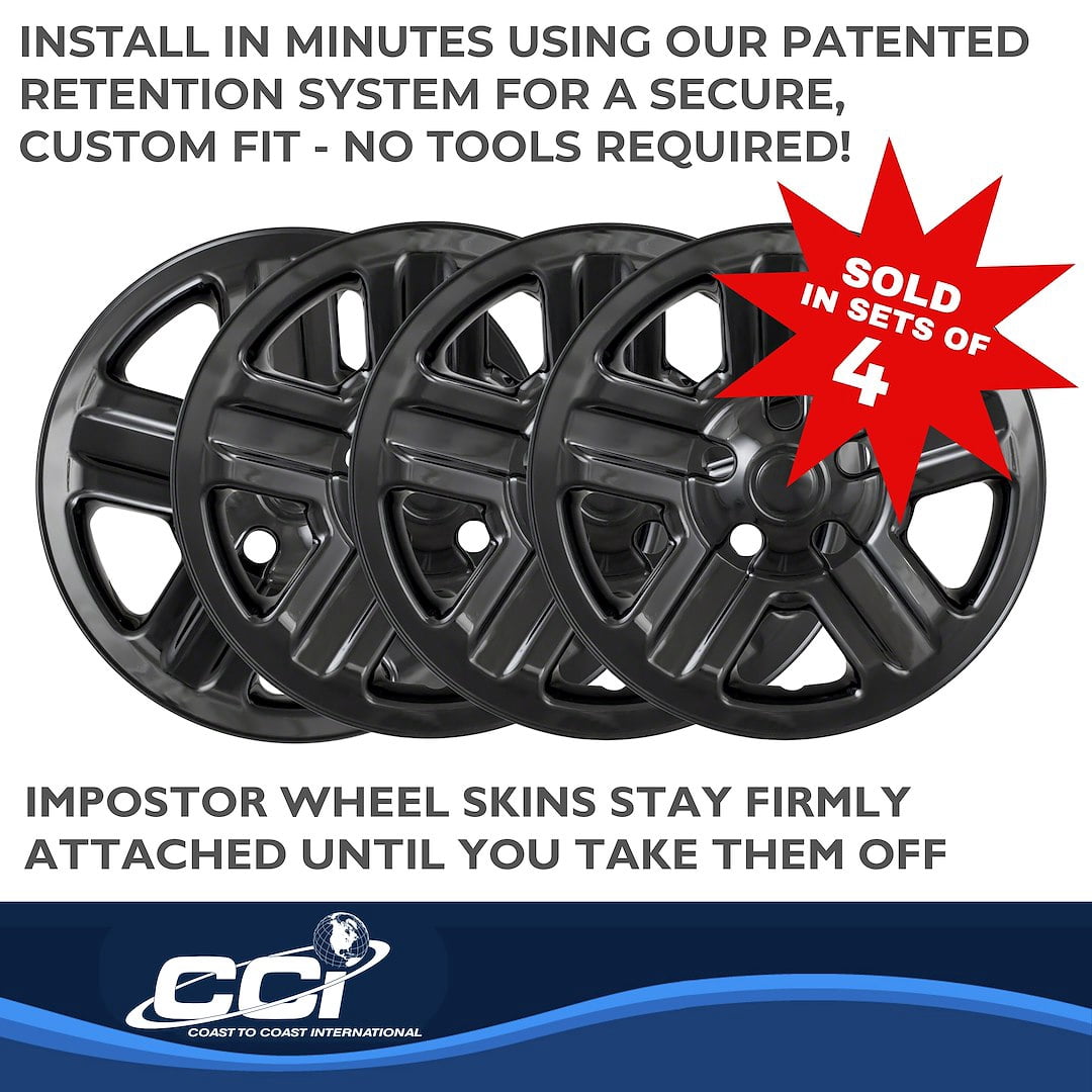 Coast To Coast IWCIMP76GBLK IMPOSTOR ® WHEEL COVER