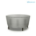 thumbnail image 4 of Patio Extra Large Waterproof Table Cover - Outdoor Round Side Table Covers - Patio Washable Table Cover - Heavy Duty Furniture 60 Inch Grey, 4 of 5
