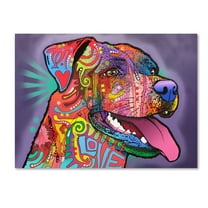 Trademark Fine Art 'Happy Lab' Canvas Art by Dean Russo