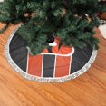 thumbnail image 2 of Falda de árbol de Navidad con flecos y felpa de los Bengals, decoración interior navideña con los colores del equipo de fútbol, colores brillantes, fácil de instalar, el mejor regalo para los, 2 of 8