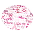 thumbnail image 3 of Kll 30" Christmas Tree Skirt Breast Cancer Pink Ribbons Awareness Xmas Tree Skirts Mat For New Year Xmas Holiday Party Indoor Outdoor Home Decoration, 3 of 9