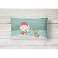 thumbnail image 2 of Yorkie Natural Ears Snowman Christmas, 2 of 3