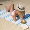 thumbnail image 4 of Arkwright Sandfree Turkish Beach Towel - Sand Resistant Cotton Pool Towel - 35 x 75 in. - Nature, 4 of 9