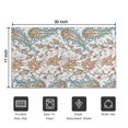 thumbnail image 5 of White Pioneer Flower and Paisley Pattern Door Rugs,Washable Non Slip Door Mats Indoor,Decorative Door Mats,Entry Mat Indoor for Entrance,Bedroom,Kitchen,Bathroom,17"x30", 5 of 6