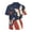 American Flag Butterfly Print, variant on US Patriotic Bald Eagle Men's Short Sleeve Button Shirt, Men's Short Sleeve Shirt Moisture Wicking Men's Casual Short Sleeve Shirt for Travel Leisure Time