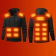thumbnail image 2 of sususu Heated Jackets for Men, All Weather Winter Heated Jacket With Temperature Control Windproof Lined Outdoor Sport Coat For Camping Hiking And Daily Wear - Black, 2 of 7