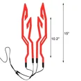 thumbnail image 6 of 4-in-1 Upgraded Motorcycle Helmet Night Riding Cold Light Universal Luminous Sticker Strip LED Signal Flashing Strip USB Charger, 6 of 7