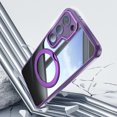 thumbnail image 6 of Allytechgroup Samsung Galaxy S25 Plus Case with Camera Lens Protector, Rugged Shockproof Kickstand Bumper Ring Holder Slim Fit Drop Proof Phone Case for Samsung Galaxy S25+, Darkpurple, 6 of 8