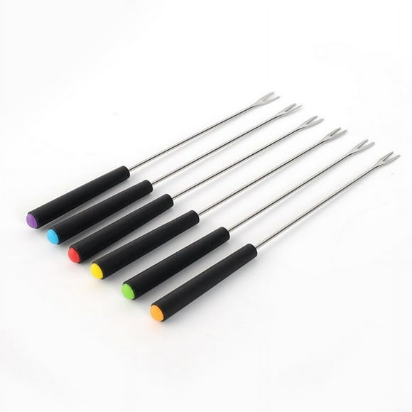 Hot Dog Sticks for Campfire 6 Packages of 9 Inch Long Metal Grill for Barbecue, Retractable Grill Forks, Hot Dogs with Fire Sticks, Camping, Campfires