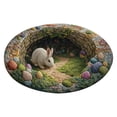 thumbnail image 1 of Decorative Area Rug Custom Easter Bunny Round Rug Personalized 3D Effect Easter Day Carpet Non Washable Bunny Area Rug for Living Room Bedroom Birthday Indoor Home Decor Spring Day Rug,Area Rug,Floor, 1 of 7