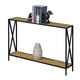 thumbnail image 2 of Mesa consola Tucson con estante, roble inglés / negro Convenience Concepts R4-0503, 2 of 2
