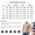 thumbnail image 3 of Men's Slim Fit Mock Neck Cable Knit Sweater Casual Long Sleeve Ribbed Pullover, 3 of 6