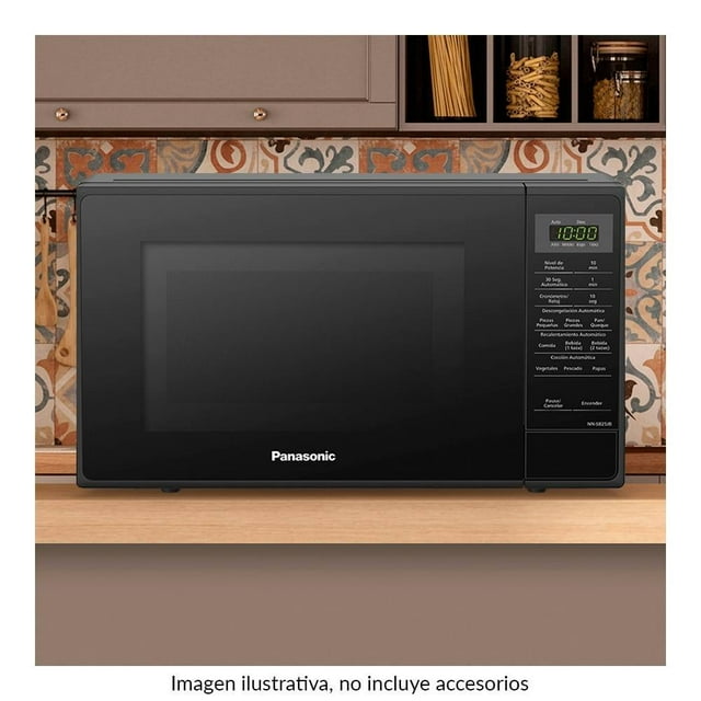Horno de Microondas Panasonic 0.7 Pies Cúbicos 20 Litros Negro
