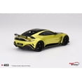 thumbnail image 2 of Top Speed TS0453 2022 Aston Martin V12 Vantage Right Hand Drive Cosmopolitan Yellow with Black Hood & Top 1-18 Model Car, 2 of 6