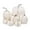White, variant on Autumn Harvests Festival 7Pcs Pumpkins Ornament, Foams Thanksgiving Decoration