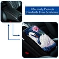 thumbnail image 5 of Swan 12.5x8.2 Inch Soft Comfortable Furry Printed Car Armrest Cover Pad Mat, 5 of 6