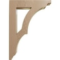 thumbnail image 3 of Ekena Millwork 1 3/4"W x 8 1/2"D x 12"H Large Avila Wood Bracket, Mahogany (4-Pack), 3 of 5