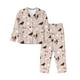 thumbnail image 1 of Balery Funny Chicken Conjunto de Pijama con Estampado para Mujer, Conjunto de Dos Piezas con Manga Larga, Ropa de Dormir Suave con Bolsillos, Pijamas Cómodos-X-Large, 1 of 7