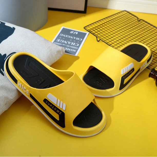 Zapatillas deportivas para hombre, ropa de verano, chanclas con personalidad, zapatillas de moda antideslizantes