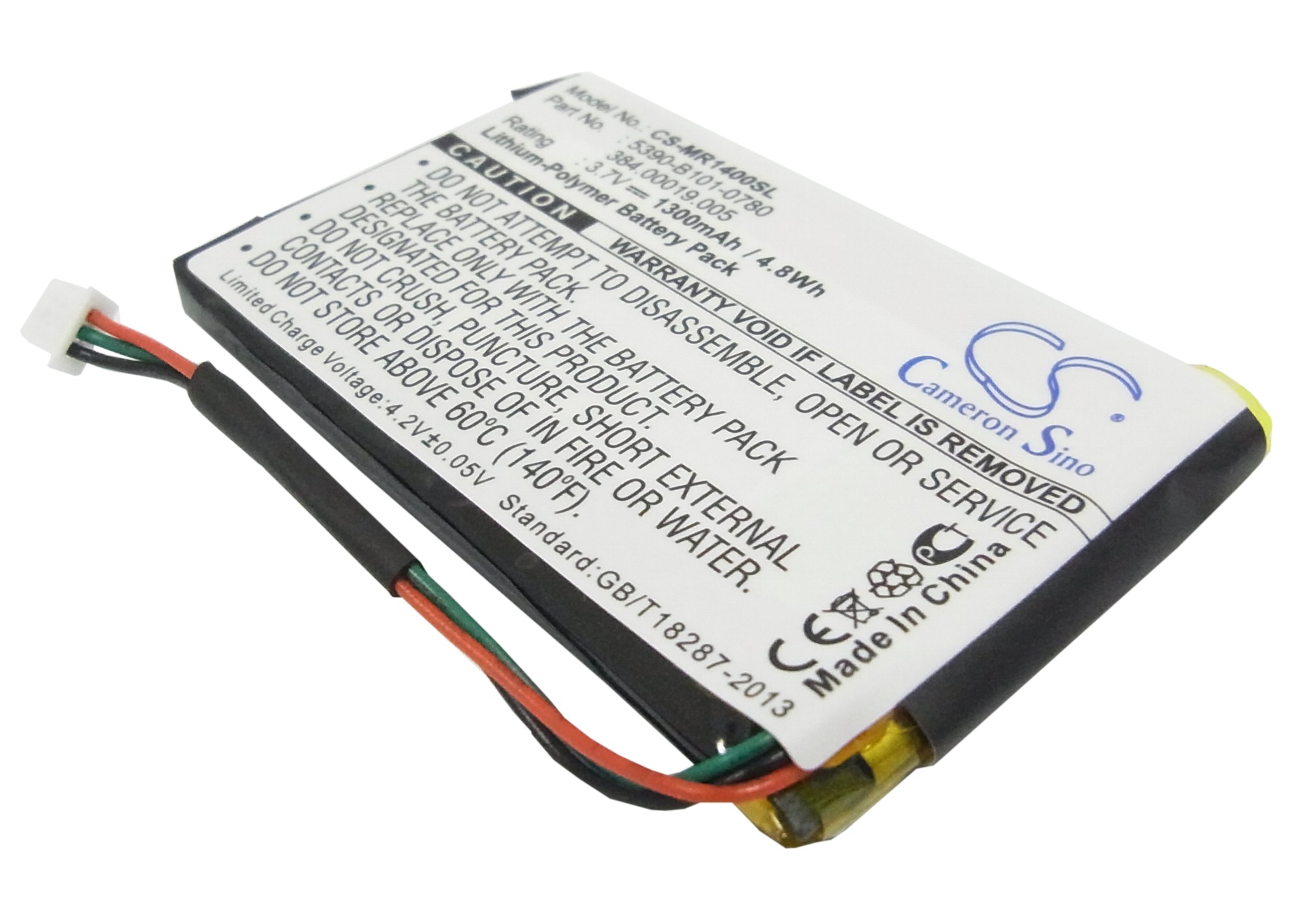 Replacement Battery For Magellan 3.7v 1300mAh GPS, Navigator Battery