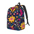 thumbnail image 1 of Fotbe Cinco De Mayo Floral Mochila de Lona con Estampado, Mochila Duradera, Mochila Versátil de Alta Calidad, Mochila Compacta Vintage-Medium, 1 of 5