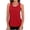 Red, variant on Hurxie Women Scoop Neck Flowy Loose Fit Tank Top Sleeveless Summer Tops Shirts Gray,S