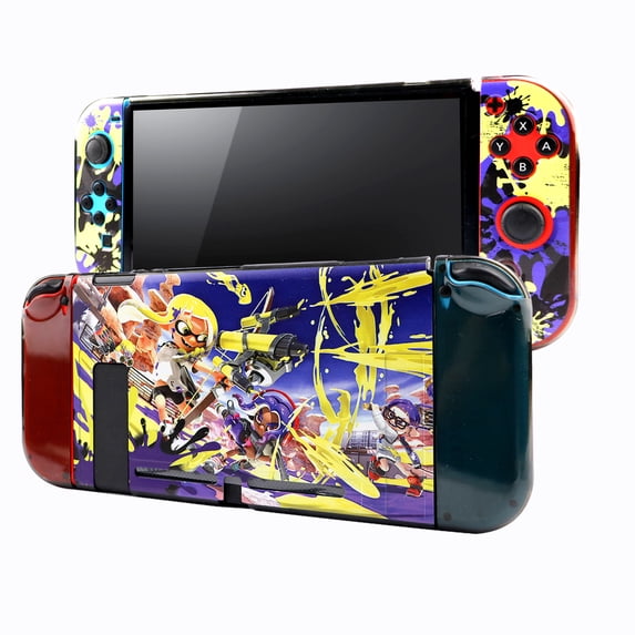 Case Cover Fit for Nintendo Switch, PC Protective Cover Protector Case Compatible Nintendo Console w/Shock-Absorption & Anti-Scratch