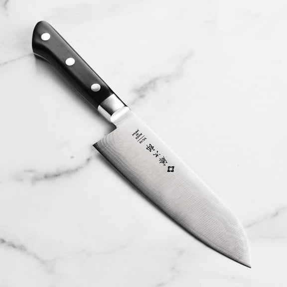 Tojiro DP Damascus 7" Santoku Knife