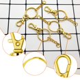 thumbnail image 4 of 150Pcs Gold Swivel Snap Hook Set Swivel Clasp Keychain Hook Lobster Clasp Split Key Rings With Chain And Jump Rings Bulk For Keychain Lanyard Jewelry Diy Crafts Supplies, 4 of 5