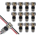 thumbnail image 1 of 12 Pieces 2 Pin T Connector For Electrical Wire 18-22 Awg Car Waterproof Electrical Connector - Solderless Wire Cable Car Led Lighting Waterproof Conn, 1 of 4