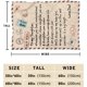 thumbnail image 5 of LHSHID Air Mail Blanket Flannel Throw Birthday Valentines Gifts Present from Daughter/Son Printed Snuggle Warm Soft Couch Sofa Living Room Decor 60x80in, 5 of 6
