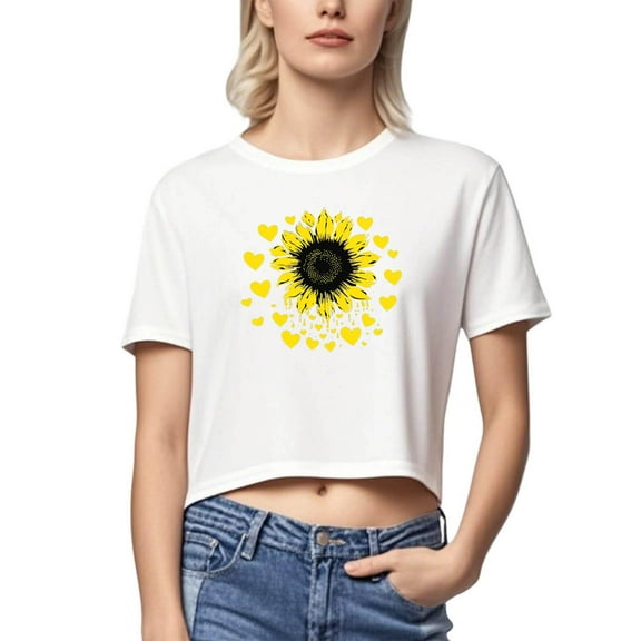 Giftesty T Shirts for Women Graphic Short Sleeve Tops Printed Casual Graphic Tees