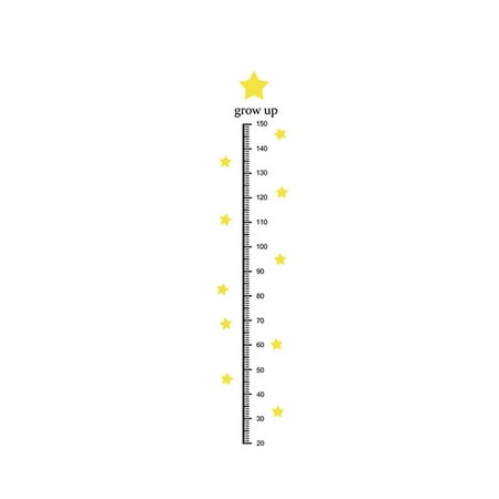 BNNG Height Growth Chart for Kids Wall Stickers Animal Jungle Giraffe Owl Wall Decals Measure Stickers Children's Baby Boy Girl Kid Nursery Bedroom Playroom Wall Decor Toddler Wall Art Gift