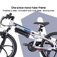thumbnail image 7 of JOYSTAR Radspur Electric Bike 20" with 250W Brushless Motor, 15 Miles 15MPH Electric Mountain Bicycle with Removable Battery, White, 7 of 7