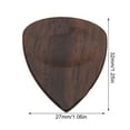 thumbnail image 4 of yingyy Delicate Music Instrument Accessory Fitting Comfortale Wooden Playing Tools Beginner Wood Pick for Guitars Type 8 1Set, 4 of 6