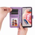 thumbnail image 4 of Funda tipo cartera GANGXUN para Xiaomi Redmi Note 12 4G , diseño girasol, cuero PU, soporte, cierre magnético, tarjetero, 4 of 5