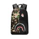 thumbnail image 1 of Bape Street Wear Shark camuflaje mochila cabeza mono hombres mujeres moda todo combinado mochila estudiante única bolsa escolar, 1 of 4