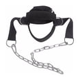 thumbnail image 1 of Arnés de cabeza Eigraketly negro para fortalecer músculos del cuello tela Oxford, 1 of 6