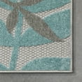 thumbnail image 4 of Well Woven Dorado Mariah Modern Floral Beige Indoor/Outdoor High-Low Pile 2'3" x 7'3" Runner Rug, 4 of 6
