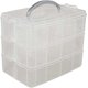 thumbnail image 1 of 3-Tier Object and Craft Storage Box with 30 Adjustable Compartments for Organizing Washi Tape, Embroidery Accessories, 1 of 4