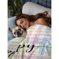 thumbnail image 3 of Twin XL Flat Sheet 66"x102", Easter Soft Lightweight Bedding Flat Sheets Only, Colorful Checkered Plaid Spring Gingham Textured Brushed Microfiber Top Bed Sheet, Breathable StainResistant Bedsheets, 3 of 9
