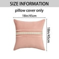 thumbnail image 7 of Unique Bargains Set of 2 Soft Throw Pillow Covers with Cute Embroidery Pink, 7 of 7