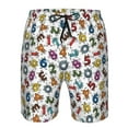 thumbnail image 4 of Naloa Colorful Numbers Men's Beach Shorts, Surfing shorts, Swim trunks, Quick Dry Swim Trunks for Surfing Beach Fun - Small, 4 of 9