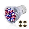 thumbnail image 1 of LED Grow Light Full Spectrum E27 28SMD Growing Bulb for Hydroponics Flowers Plants Vegetables, 1 of 8