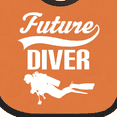 thumbnail image 4 of Inktastic Future Diver Scuba Diving Boys or Girls Baby Bib, 4 of 4