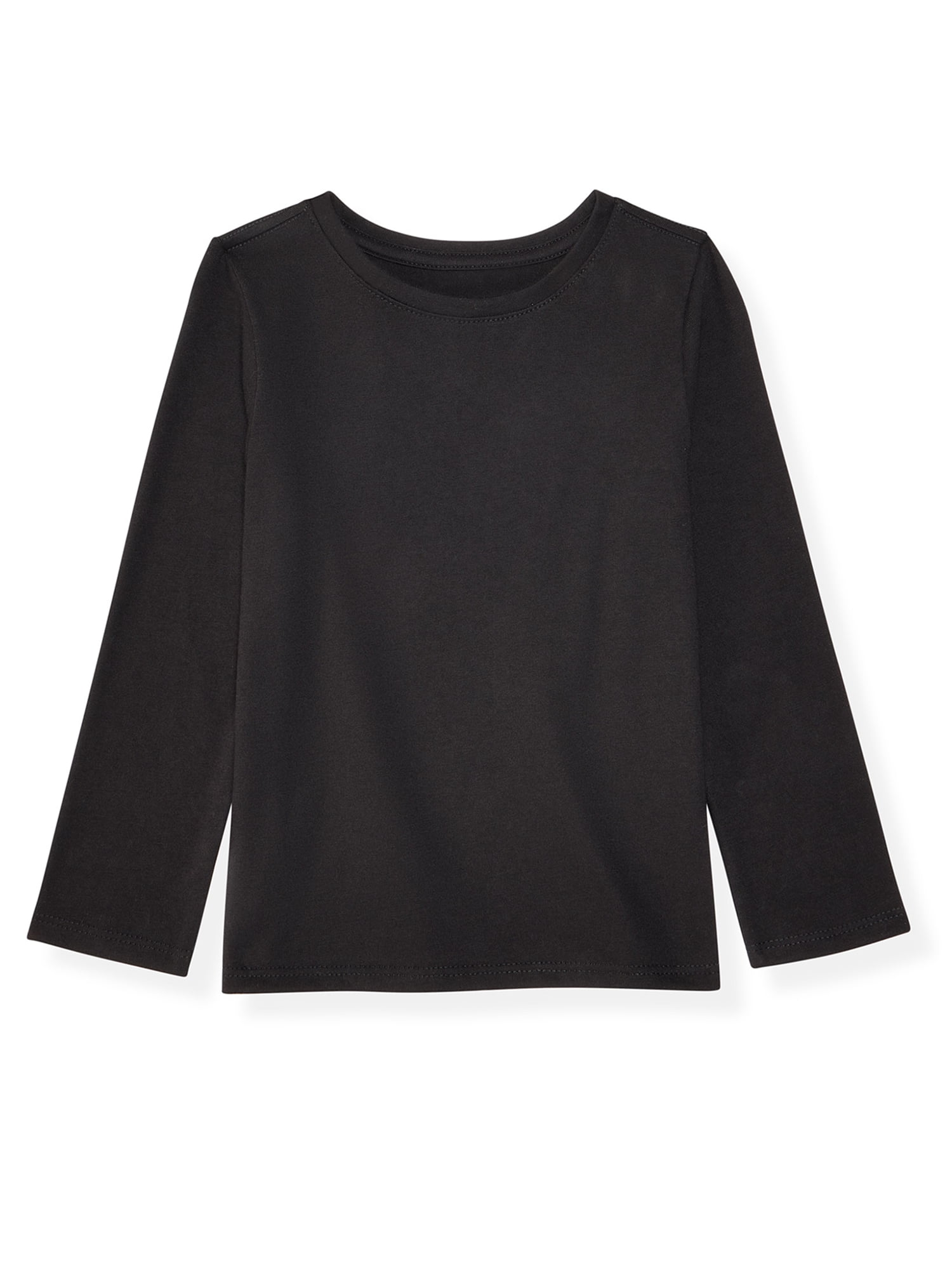 Garanimals Baby & Toddler Girl Long Sleeve Shirts, Single & 3-Pack, Sizes 0-6T