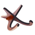 thumbnail image 2 of Práctico soporte para ukelele para viajes y transporte, diseño portátil de madera con estabilidad de marco en X, fácil de montar y desmontar, protección acolchada antideslizante para sujetar el, 2 of 7
